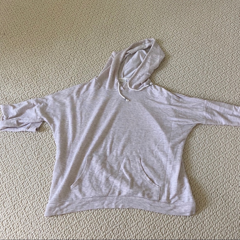 Light pullover hoodie